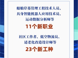11个新职业23个新工种发布